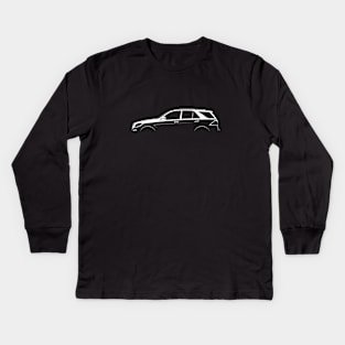 Mercedes-Benz M-Class AMG (W166) Silhouette Kids Long Sleeve T-Shirt